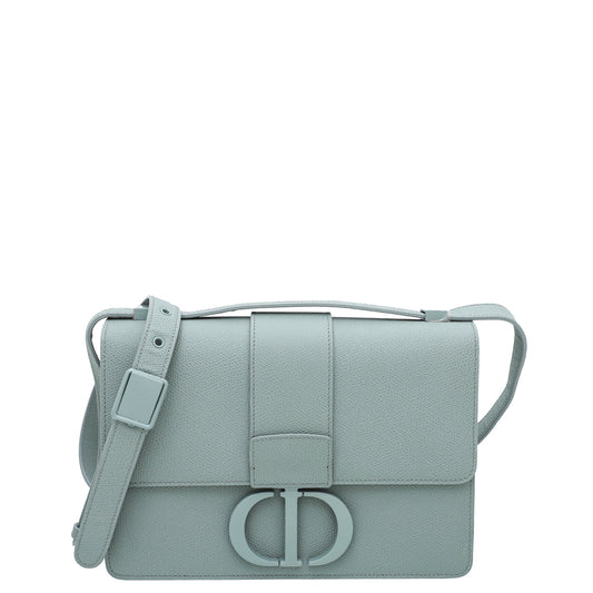 Christian Dior Grey 30 Montaigne Ultra Matte Strap Medium Bag