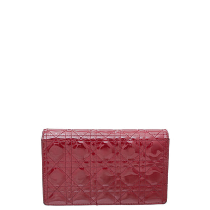 Christian Dior Cherry Lady Dior Chain Pouch
