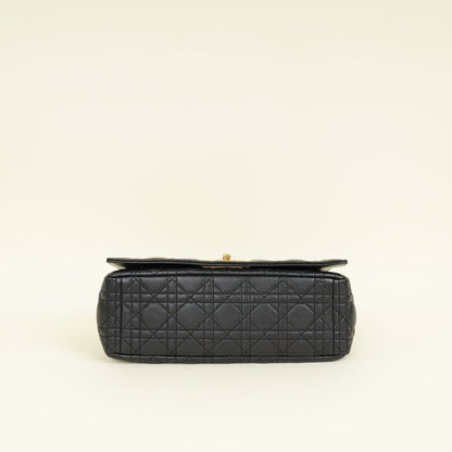 Dior Caro Cannage Black Shoulder Bag Cannage