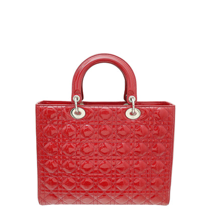 Dior Lady Dior Leather Handbag Style 21