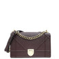 Dior Diorama Burgundy Shoulder Bag