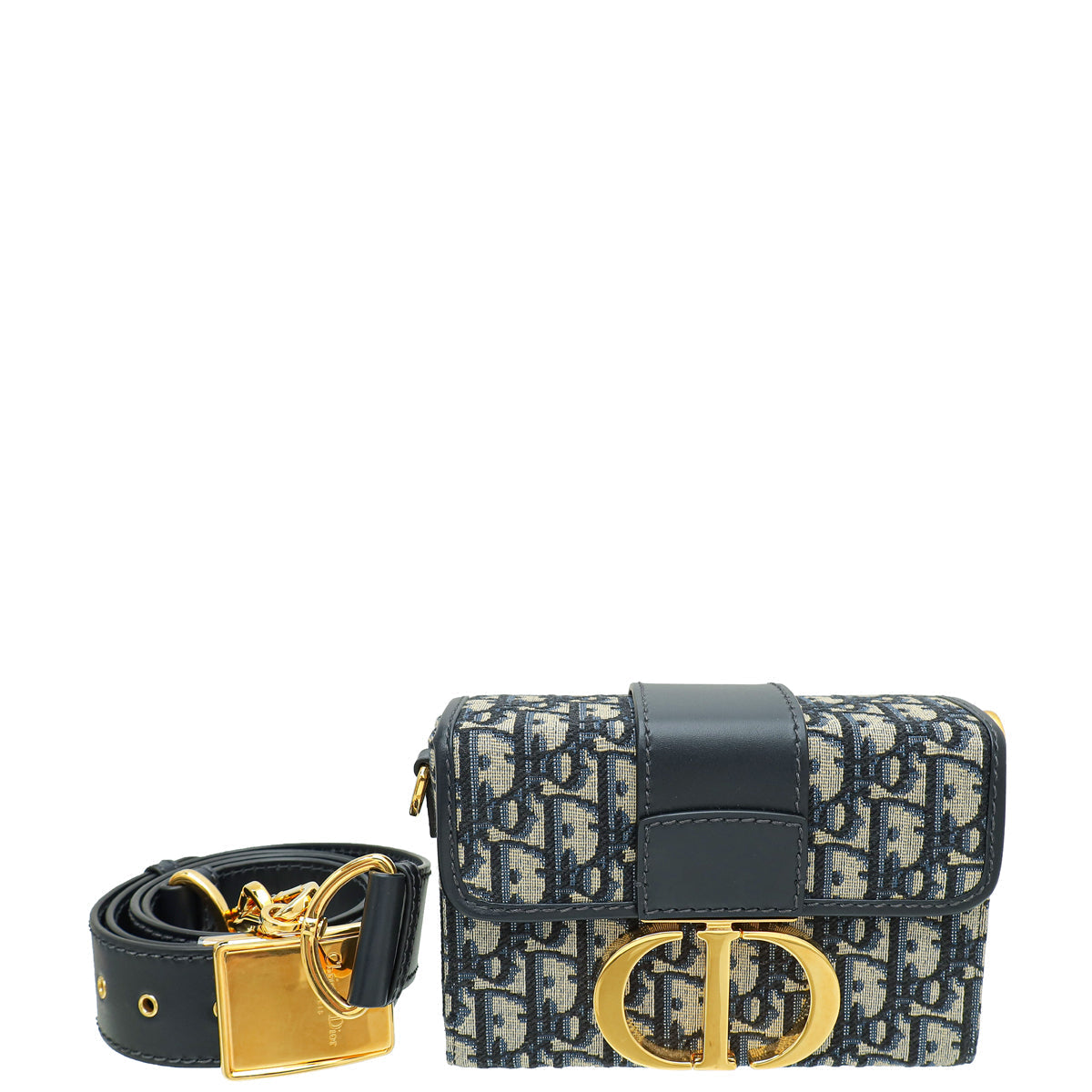 Dior 30 Montaigne Oblique Blue Shoulder Bag Style 4