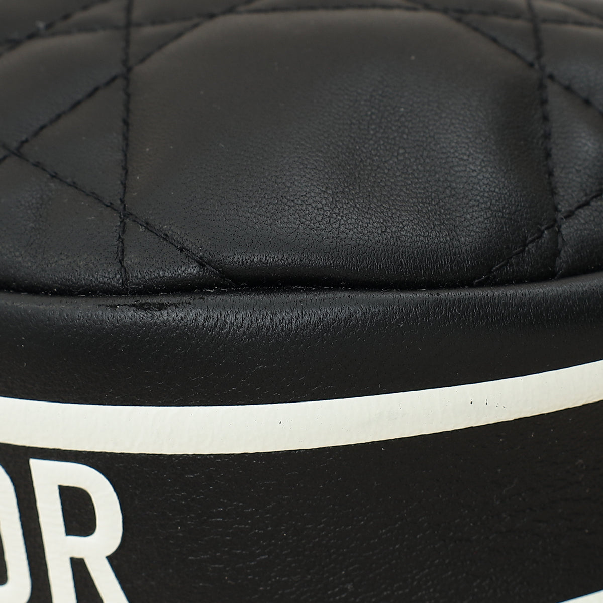 Christian Dior Black Cannage Small Dior Vibe Hobo Bag