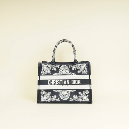 Christian Dior Bandana Embroidery Medium Book Tote Bag