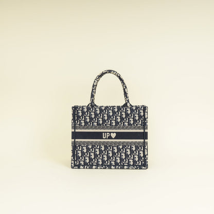 Dior Book Tote Oblique Blue Tote Bag Style 13