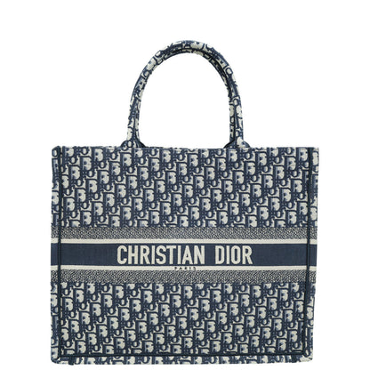 Dior Book Tote Oblique Blue Tote Bag Style 12