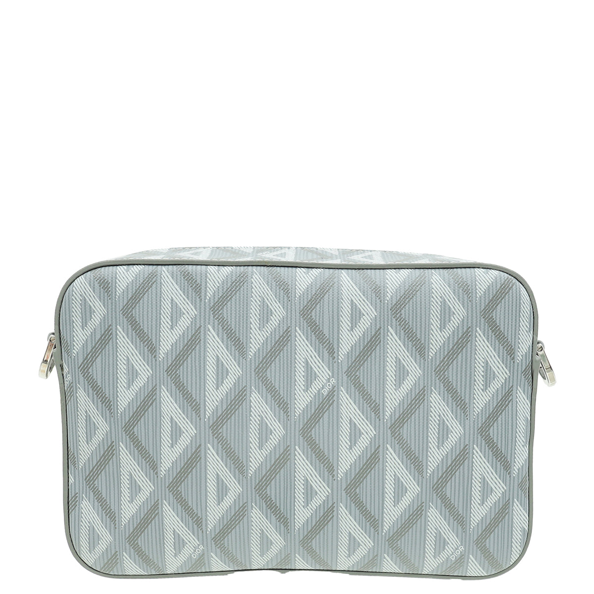 Christian Dior Grey Cd Diamond Safari Bag