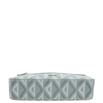 Christian Dior Grey Cd Diamond Safari Bag