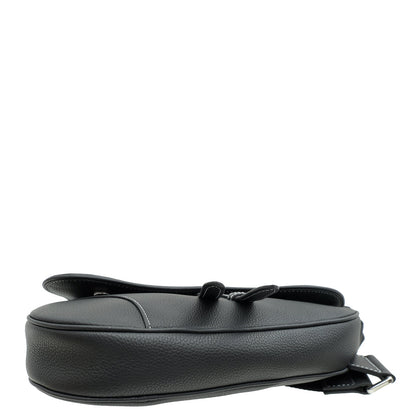 Christian Dior Black Saddle Crossbody Bag