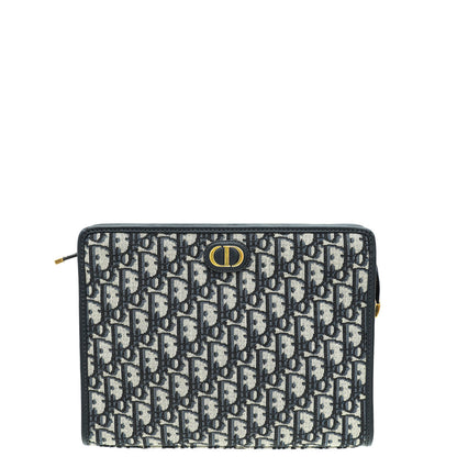 Christian Dior Blue Oblique 30 Montaigne Dea Pouch