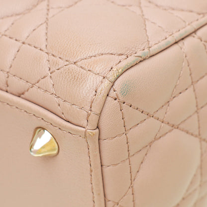 Christian Dior Rose Des Vents Lady Dior My Abcdior Small Bag