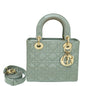 Christian Dior Grey Lady Dior Small Bag