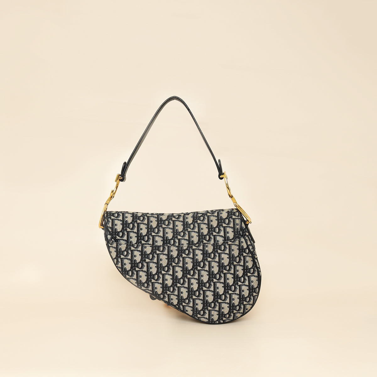 Dior Saddle Oblique Blue Crossbody Style 9