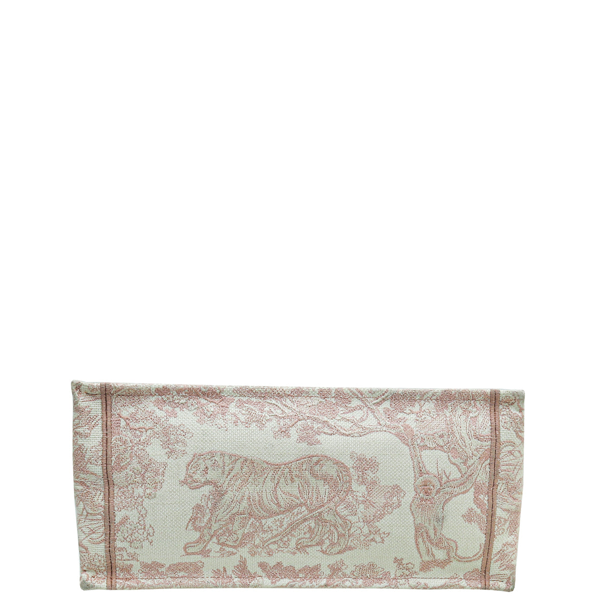 Christian Dior Bicolor Book Tote Toile De Jouy Embroidery Bodrum Medium Bag