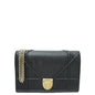 Christian Dior Black Diorama Chain Pouch