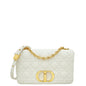 Christian Dior White Caro Medium Bag