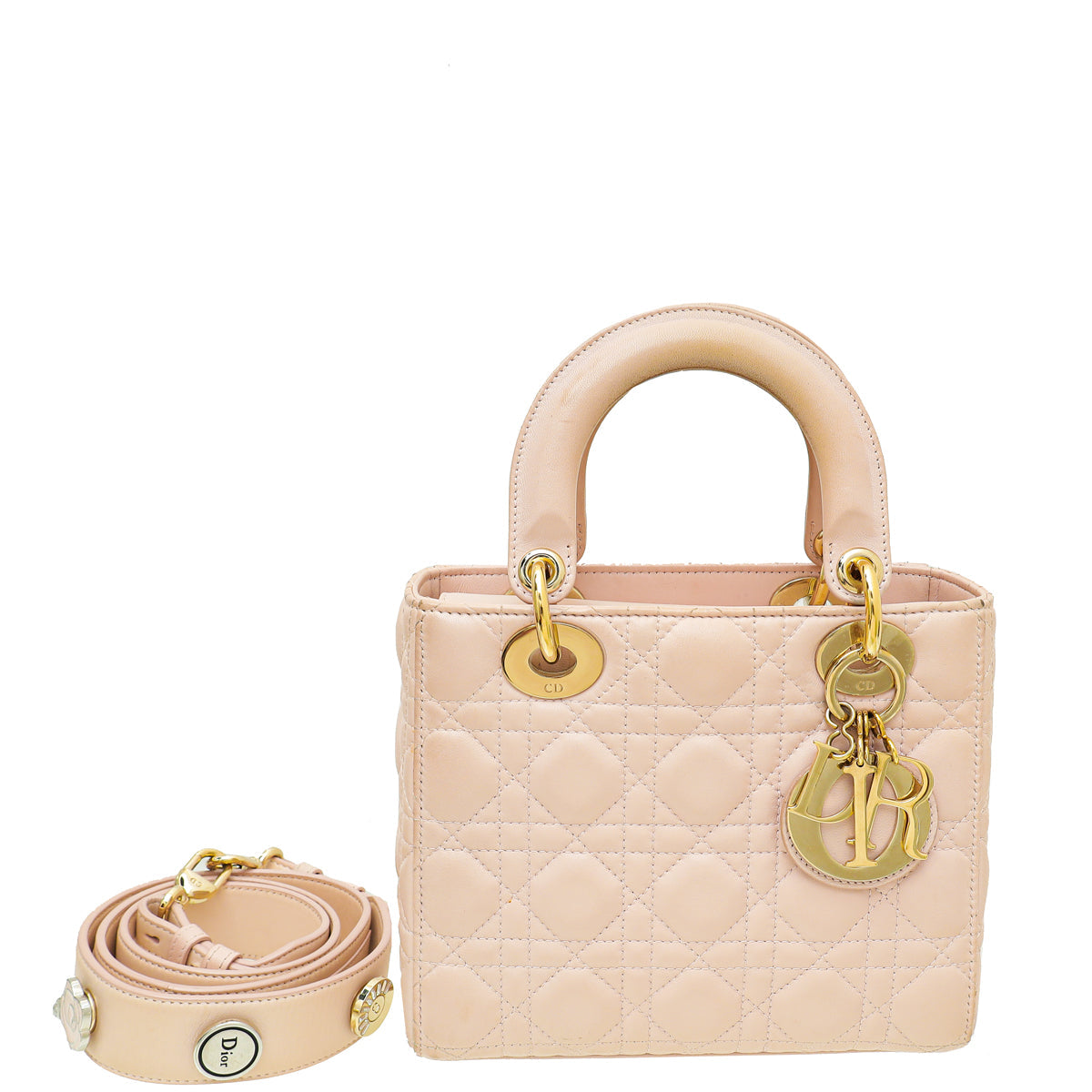 Christian Dior Light Pink Lady Dior My Abcdior Small Bag