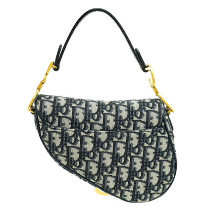Dior Saddle Oblique Blue Crossbody Style 5
