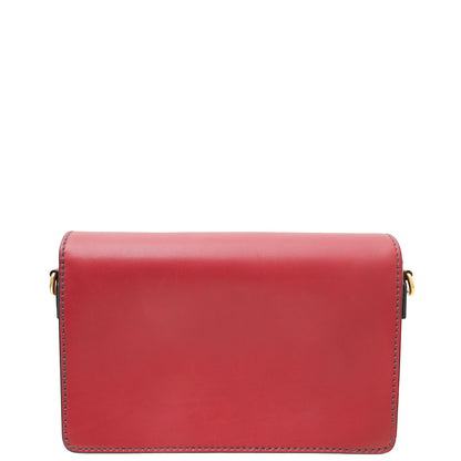 Christian Dior Burgundy Dio R Evolution Flap Bag