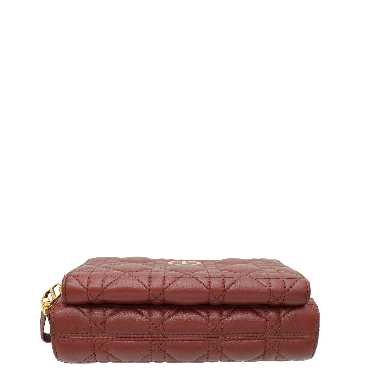 Dior Caro Burgundy Shoulder Bag