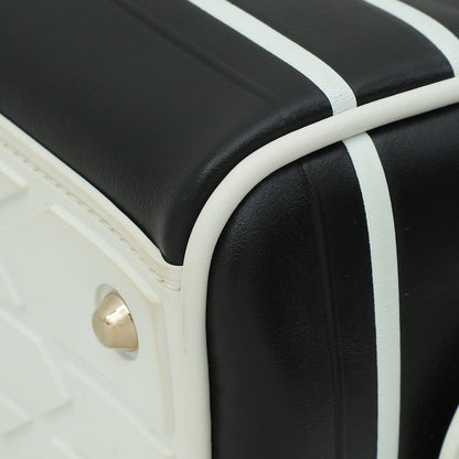 Christian Dior Bicolor Vibe Zip Small Bowling Bag