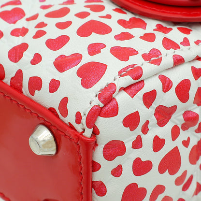 Christian Dior Lady Dior Hearts Print Micro Bag