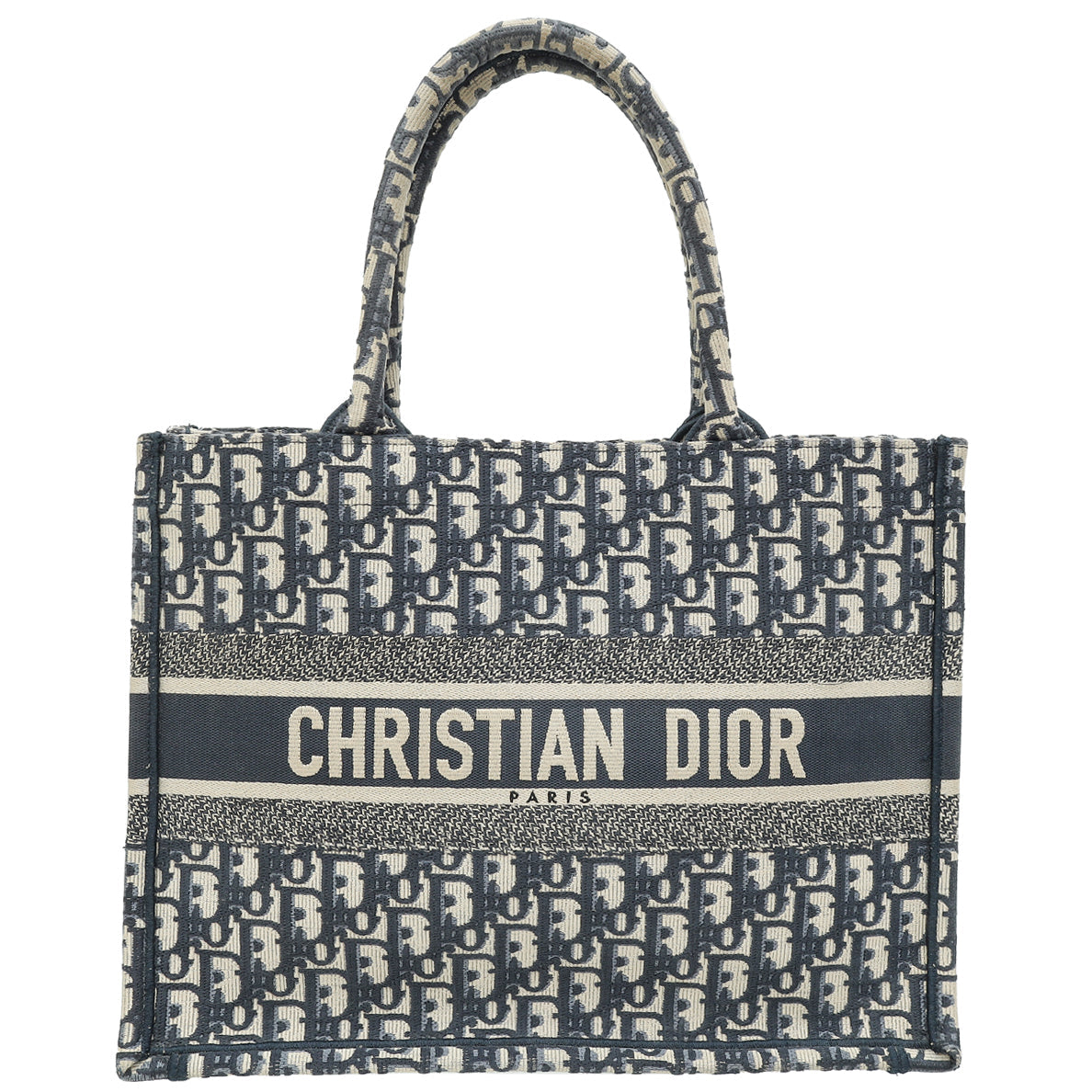 Christian Dior Bicolor Dior Oblique Book Tote Medium Bag