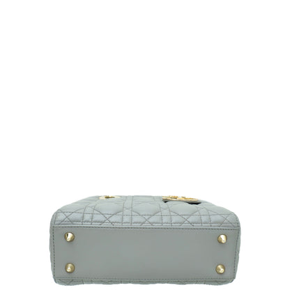 Christian Dior Gray My Abcdior Lady Dior Small Bag