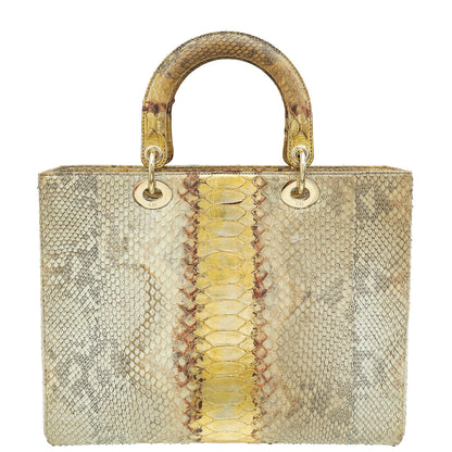 Dior Lady Dior Leather Handbag Style 65