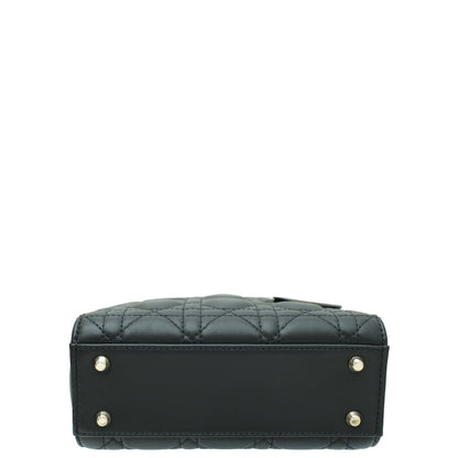 Dior Lady Dior Leather Handbag Style 35
