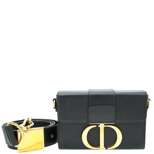 Dior 30 Montaigne Black Shoulder Bag Black