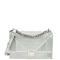 Dior Diorama Cannage Silver Shoulder Bag