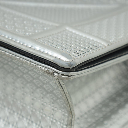 Dior Diorama Cannage Silver Shoulder Bag