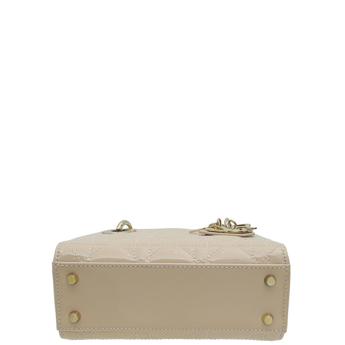 Dior Lady Dior Leather Handbag Pink