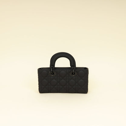 Christian Dior Black Ultramatte Cannage Lady D-Joy Small Bag