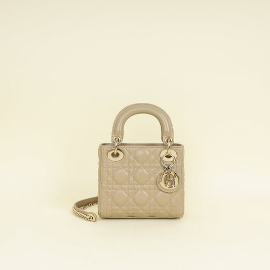 Dior Lady Dior Leather Handbag Style 93