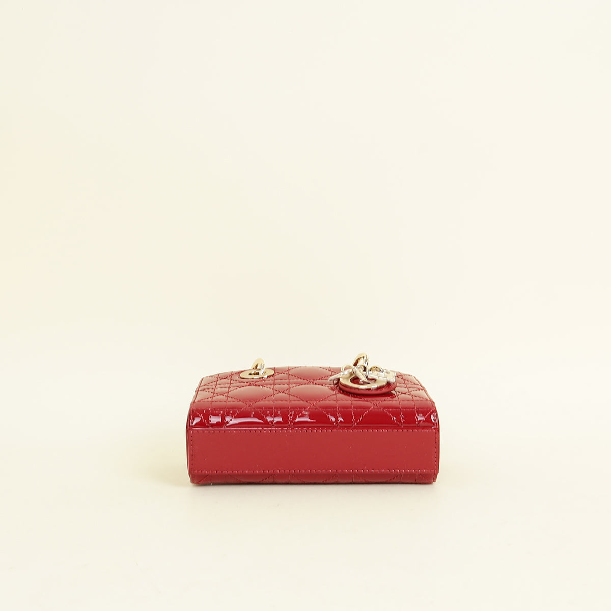 Christian Dior Cherry Red Micro Lady D-Joy Bag