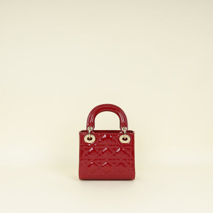 Dior Lady Dior Leather Handbag Style 113
