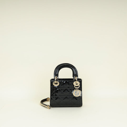 Dior Lady Dior Leather Handbag Style 97