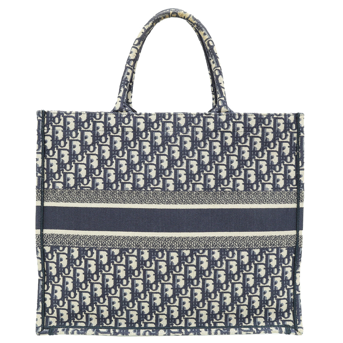 Dior Book Tote Oblique Blue Tote Bag Style 9