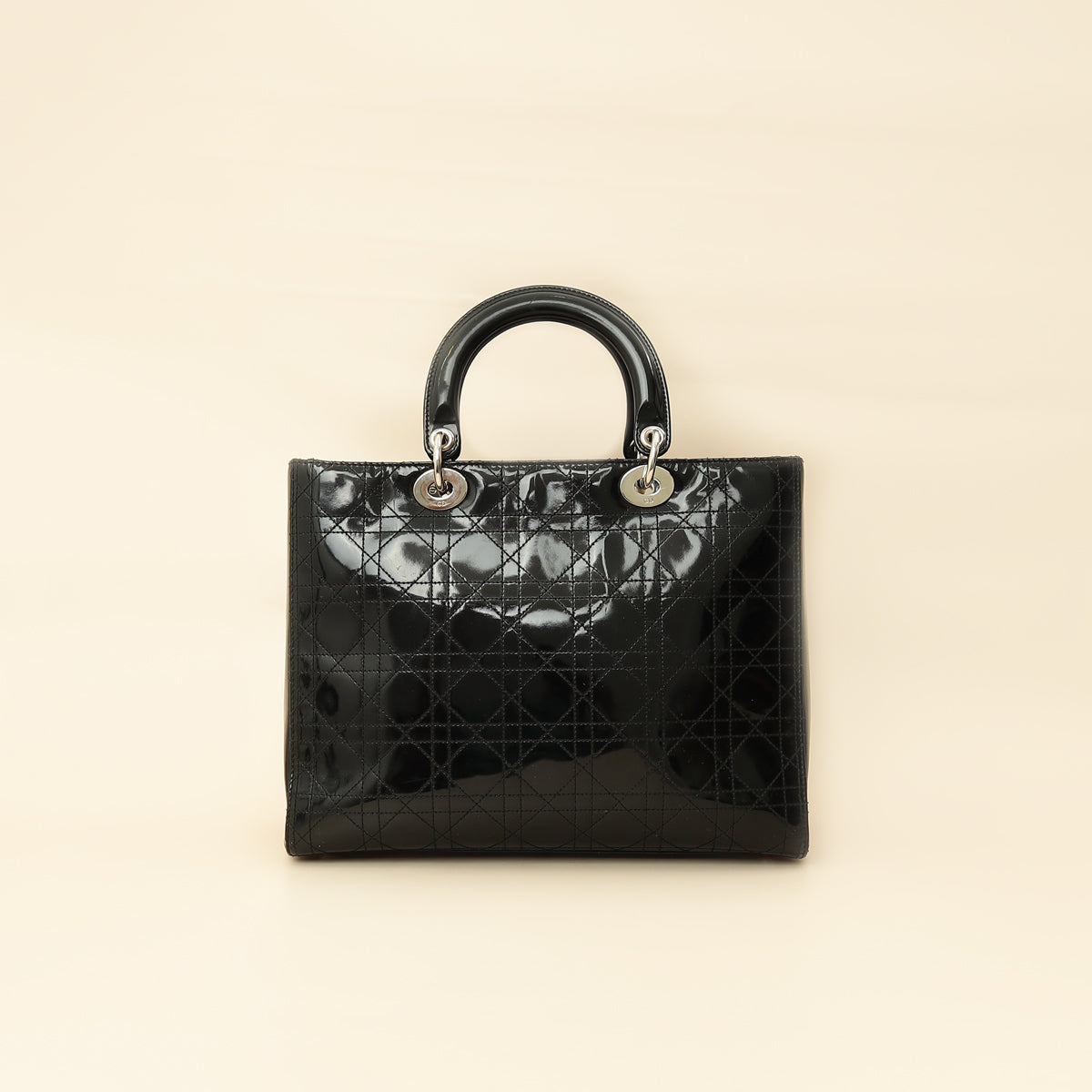 Dior Lady Dior Leather Handbag Style 80