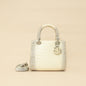 Christian Dior Bicolor Niloticus Crocodile Himalaya Lady Dior Medium Bag