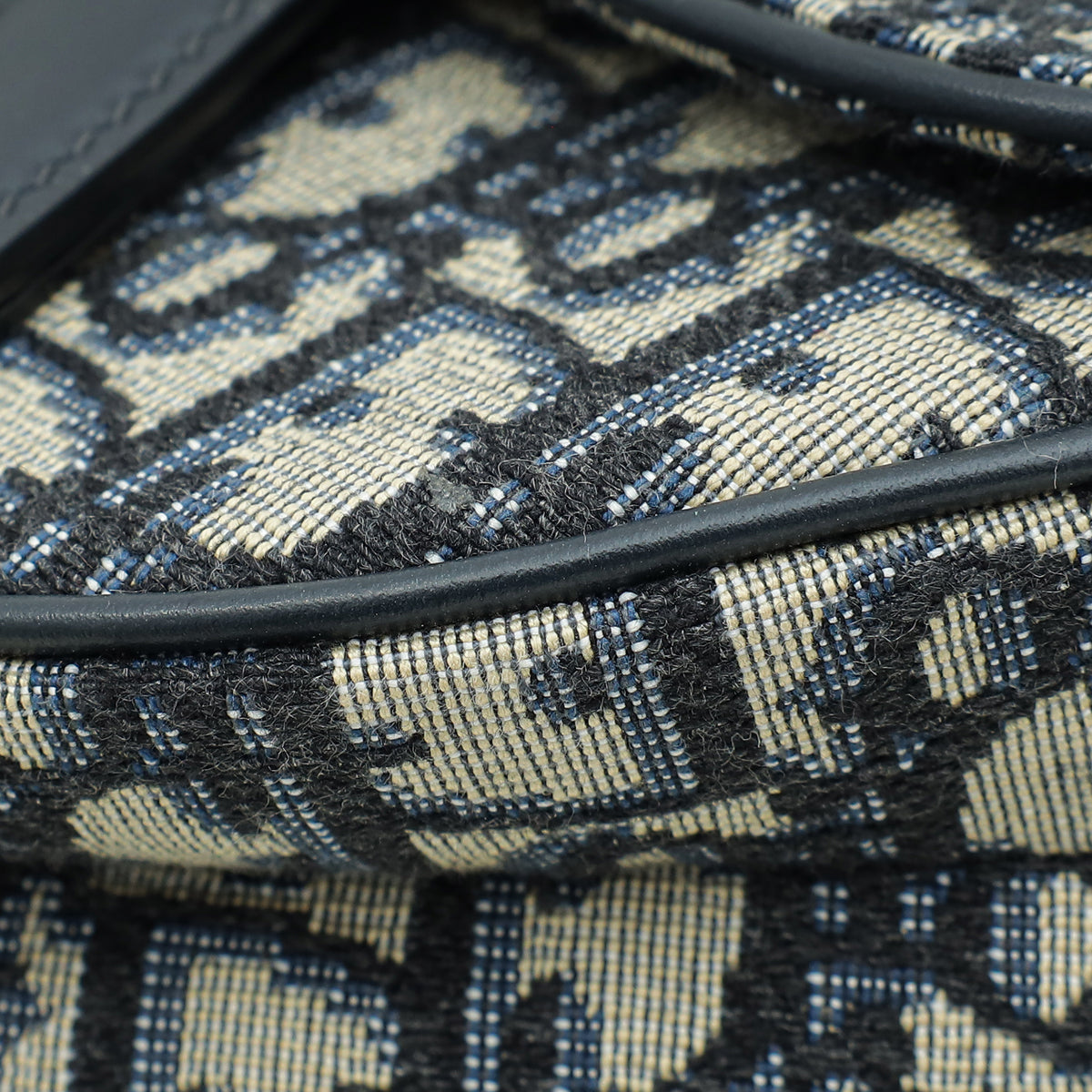 Dior Saddle Oblique Blue Crossbody Style 6
