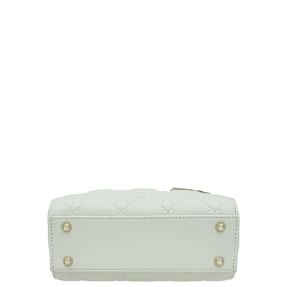 Christian Dior Bicolor Chain Mini Lady Dior Bag