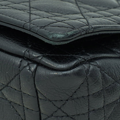Christian Dior Black Caro Medium Shoulder Bag