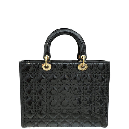 Dior Lady Dior Leather Handbag Style 63