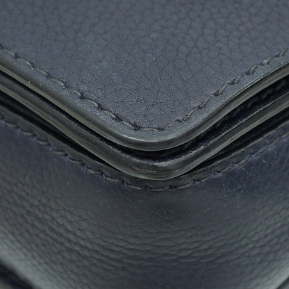 Christian Dior Navy Blue Dio R Evolution Flap Bag