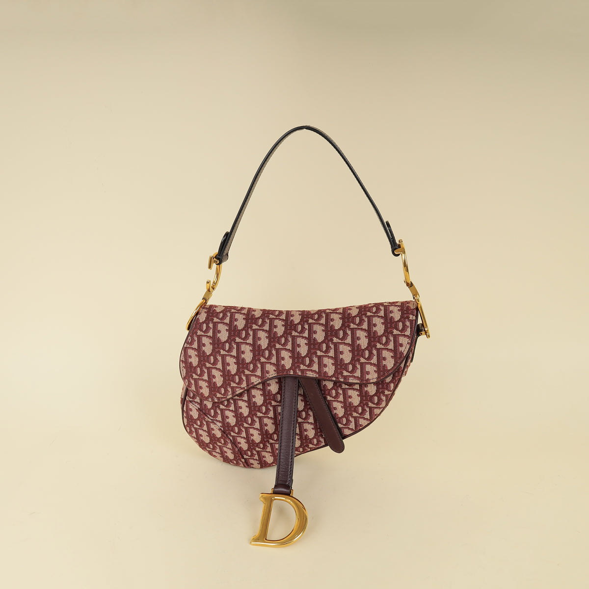 Dior Saddle Oblique Burgundy Crossbody Style 2