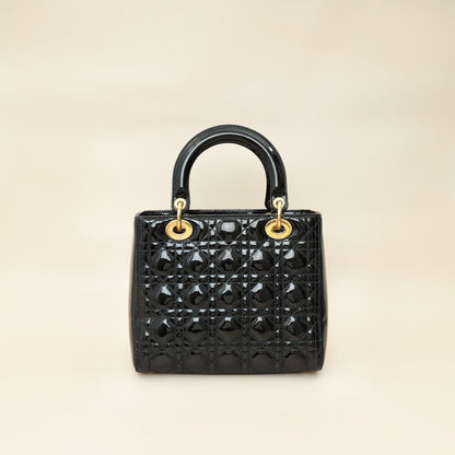 Dior Lady Dior Leather Handbag Style 74