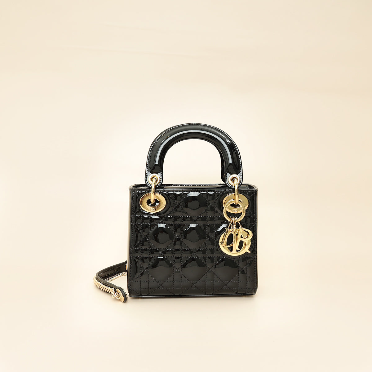 Dior Lady Dior Leather Handbag Style 75